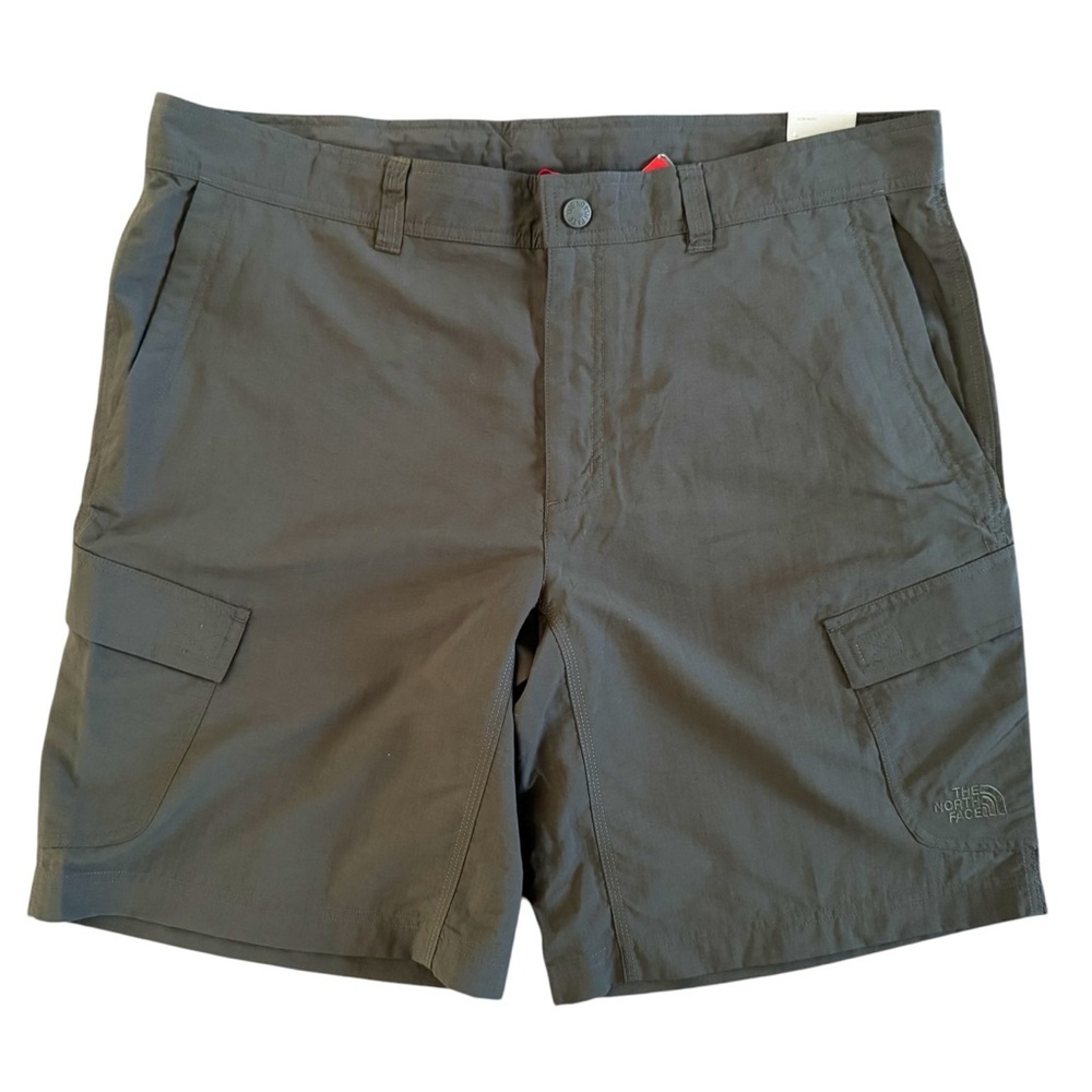 The North Face Men's horizon Taupe Green Cargo Shorts 38R sz‎ 38 NWT hiking 929